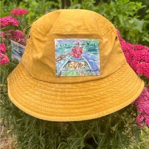 Hand painted bucket hat